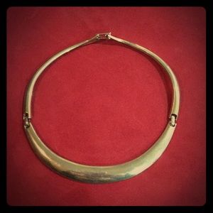 Vintage gold choker necklace